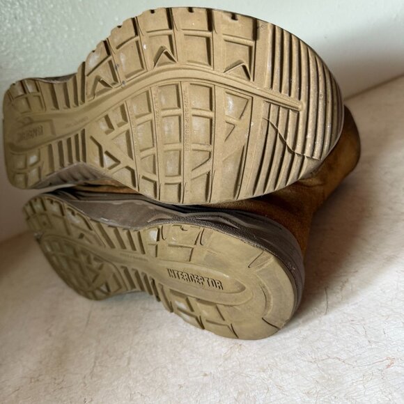 Interceptor Mens Tactical Boots Size 13 MNIN27DP001 Upper Rubber Sole Brown - Picture 14 of 16